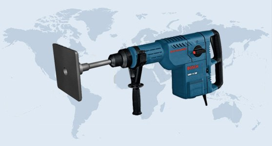 BOSCH GBH 11 DE hand held Vibrator for for small compaction tasks
